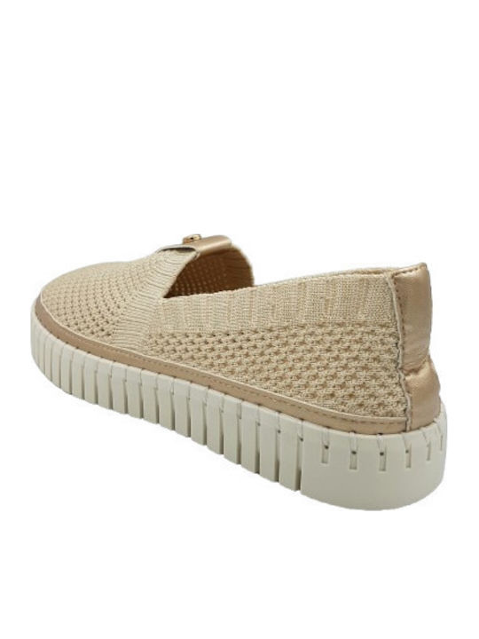 Ανατομικά Γυναικεία Slip-On Μπεζ