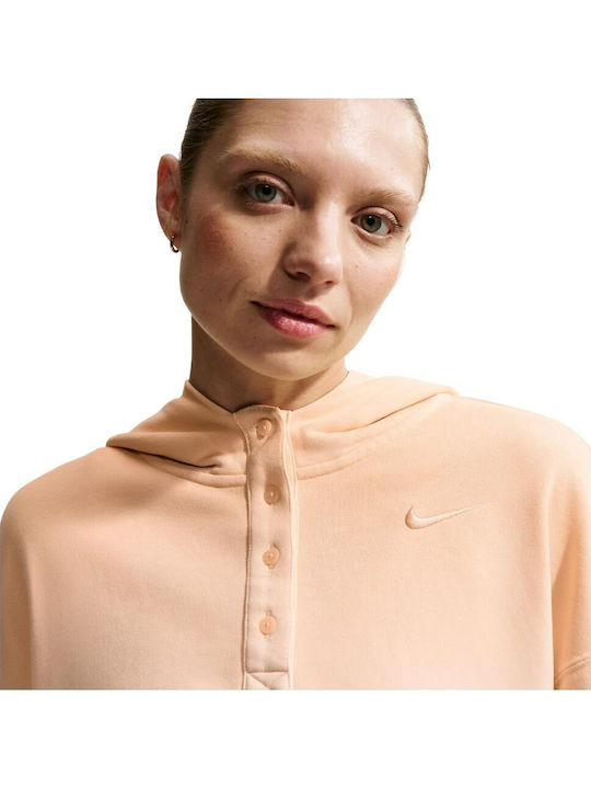 Sportswear Phoenix Long Women's Sweatshirt Hooded Orange