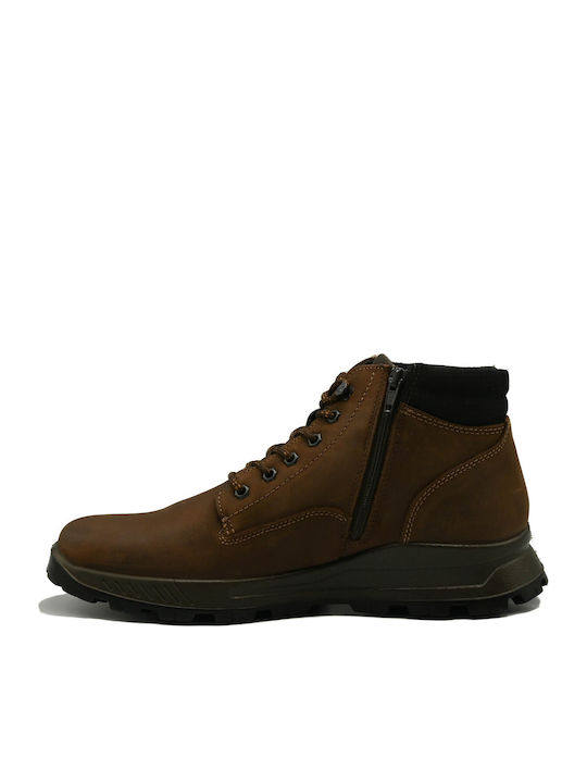 Lederbraune Herrenstiefel Anatomisch