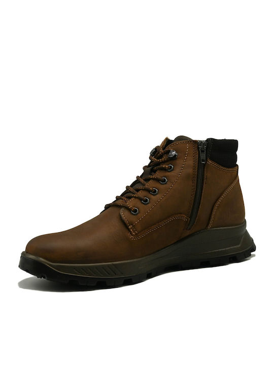 Lederbraune Herrenstiefel Anatomisch