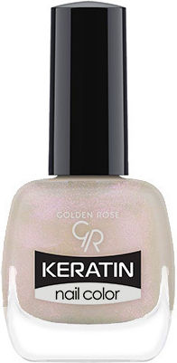 Keratin Glossy Βερνίκι Νυχιών Μακράς Διαρκείας Ροζ 124 10.5ml