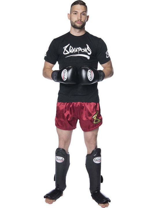 Σορτσάκι Muay Thai 8 Weapons Strike Burgundy