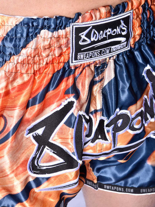 Σορτσάκι Muay Thai 8 Weapons Vivo Magma Orange