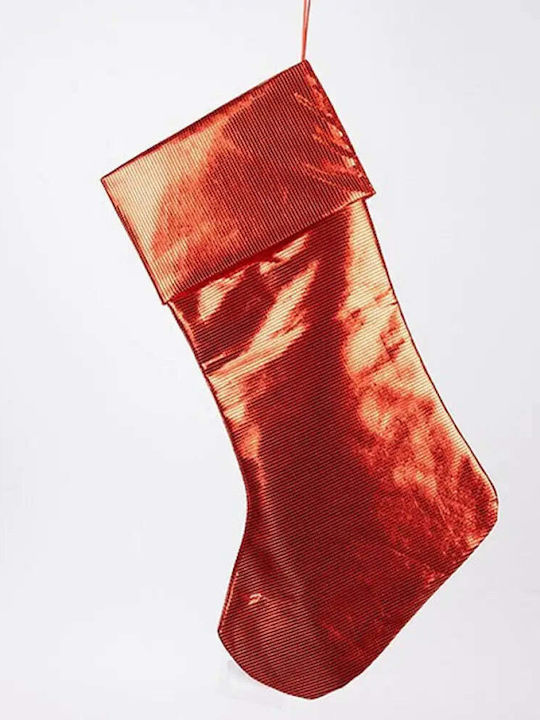 Christmas Decorative Fabric Red Socks W27cm