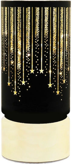 Forever The translated Liquid template in German language: Weihnachtskerzen & Kerzenständer Laterne Schwarz Batterie 20x9cm.