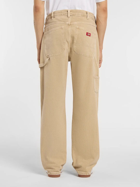 Carpenter Men's Jeans Pants with Loose Fit Eucalyptus
