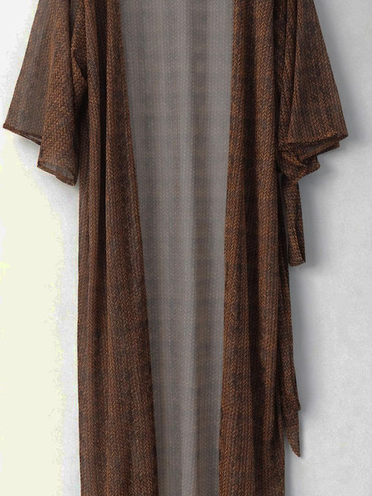 U-wear Women's Mini Brown Beach Caftan