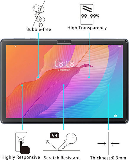 2.5D Закалено стъкло (MatePad T10 / T10s - Мате Пад Т10 / Т10сУниверсален 10.1")