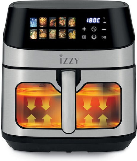Izzy IZ-8270 Heißluftfritteuse 8.2lt Silber