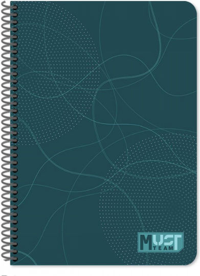 Diakakis Spiral Ruled Notebook A4 90 Paper Sheets 3 Subjects