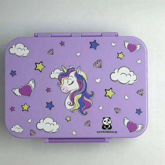 Ланч Кутия Bentobox 850ml Pandaboo – 5 Уникални Дизайна Цветя