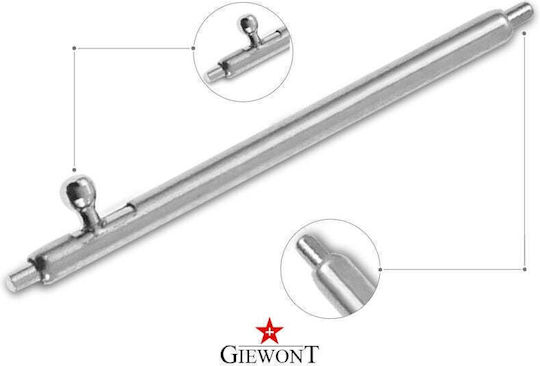 Τηλεσκόπιο Giewont Ατσάλινο 18 Mm Λουράκι Βραχιόλι Smartwatch Gwt18