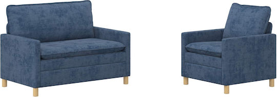 Set Mobilier Living Scaun Cu 2 Locuri și Fotoliu