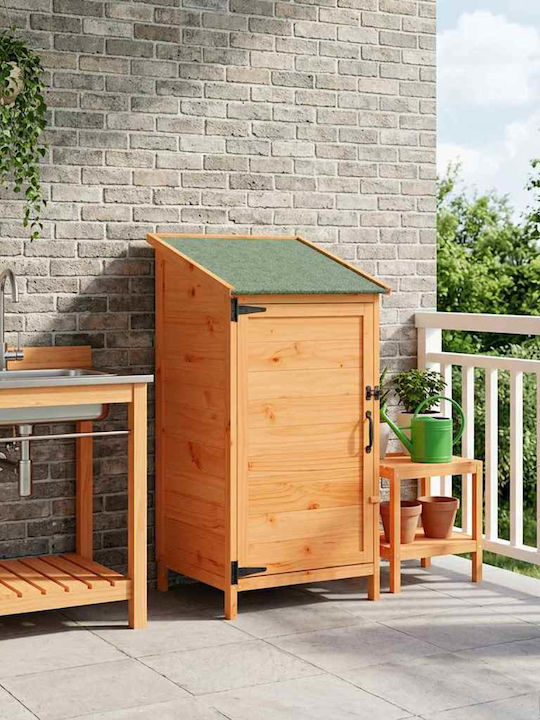 Wooden Garden Shed M0.59xW0.56xH1.135m