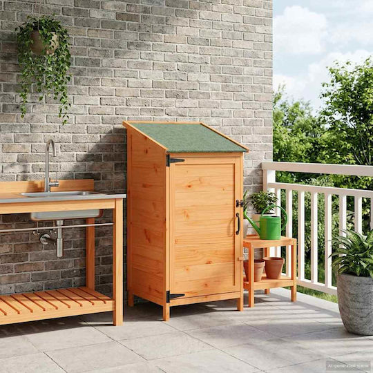 Wooden Garden Shed M0.59xW0.56xH1.135m