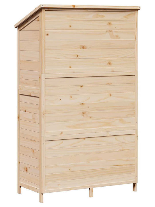 Wooden Garden Shed L1.065xW0.56xH1.76m