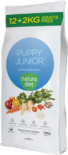 Dingonatura Puppy Junior 12kg Hrană Uscată pentru Căţei cu Pui și Orez