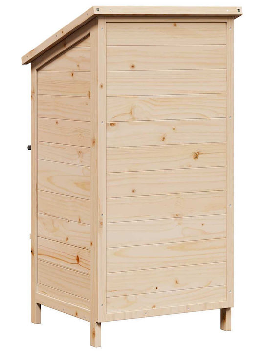 Wooden Garden Shed M0.595xP0.56xH1.135m
