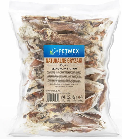 Petmex Petmex Hundeleckerlis Ohr aus Kaninchen / Kaninchen 200gr