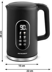 Berdsen Електрическа Кана 1.7л 2200W Черна