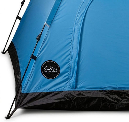 Campo Rapid Αυτόματη Σκηνή Camping Igloo Μπλε 3 Εποχών για 3 Άτομα 210x210x145εκ.