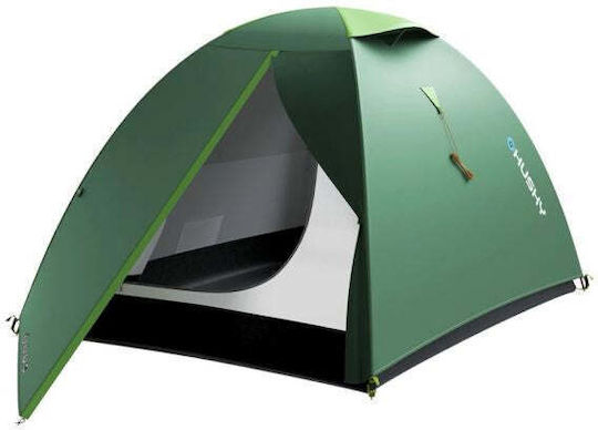 Husky Bizam 2 Plus Winter Camping Tent Igloo Mountaineering Green with Double Cloth for 2 People Waterproof 4000mm 290x145x120cm