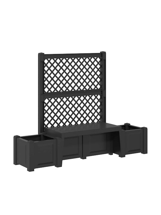 Outdoor Bench Made of Polypropylene 173x49x135.5cm