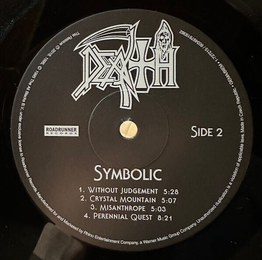 Death 2 Symbolic Vinyl