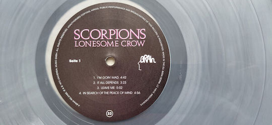 Scorpions Lonesome Crow Vinyl