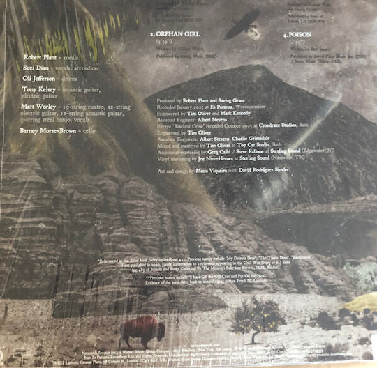Robert Plant Suzi Dian Saving Grace All That Glitters Vinyl