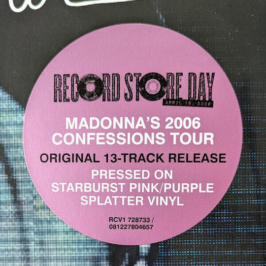 Madonna Confessions Tour Vinyl