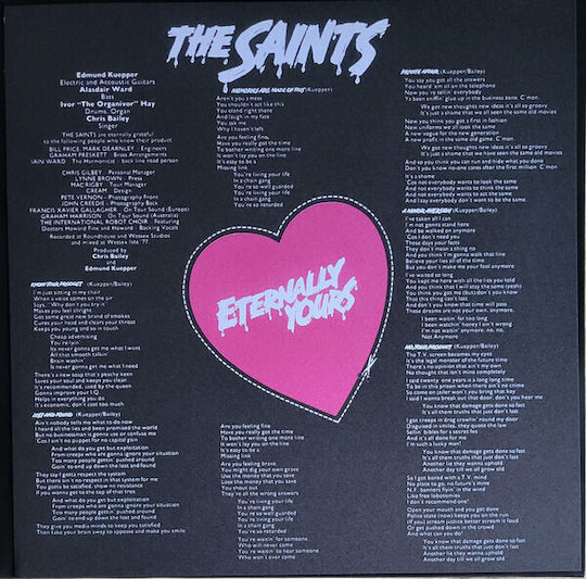 Saints 2 Eternally Yours Vinyl