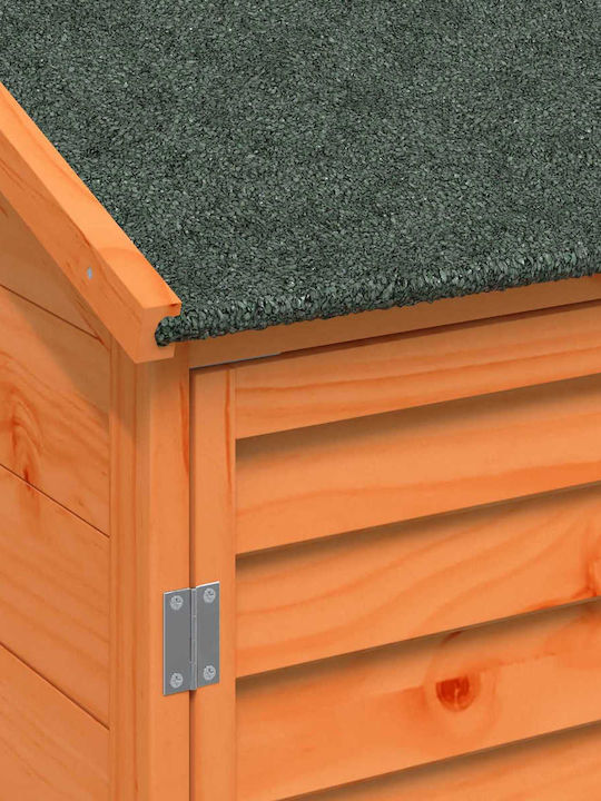 Wooden Garden Shed L0.59xW0.56xH1.76m