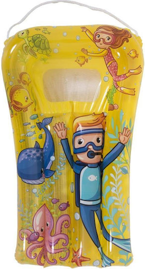 Jilong Kid's Inflatable Pool Mattress Yellow 74x48cm