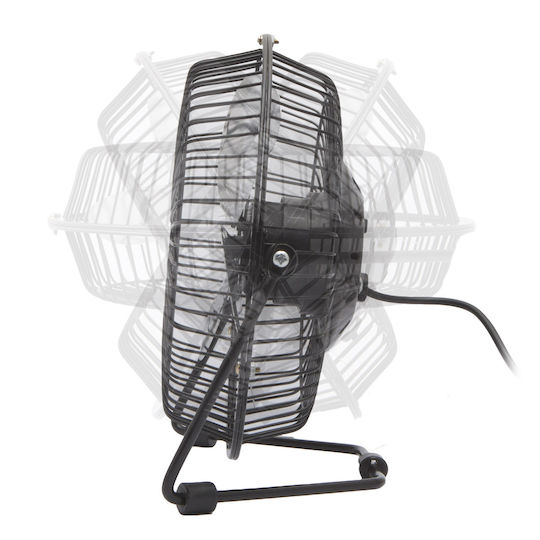 Ventilator De Birou Mini USB 5V Compact Reglabil Silențios Metalic 18 Cm
