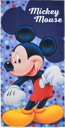 Disney Mickey Prosoape de plajă pentru copii Albastru Mickey 140x70cm