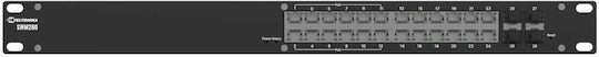 Teltonika SWM280 Managed L2 PoE+ Switch with 24 Gigabit (1Gbps) Ethernet Ports and 4 SFP Ports