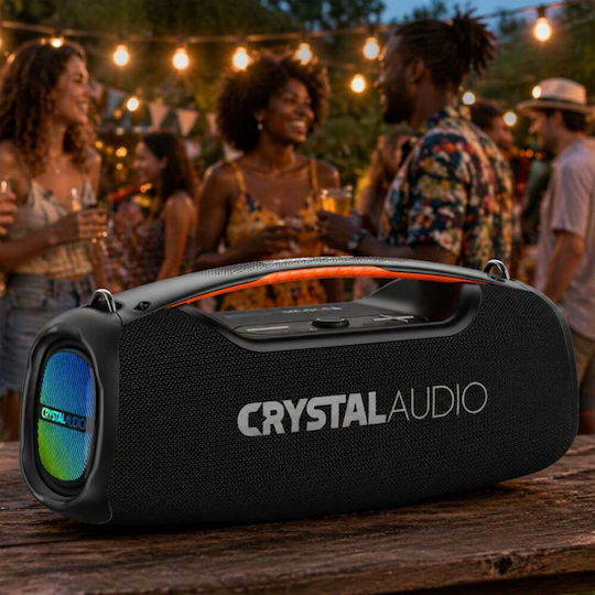 Crystal Audio Groove 100 ΒΤ Ηχείο Bluetooth 100W με Διάρκεια Μπαταρίας έως 8 ώρες Μαύρο