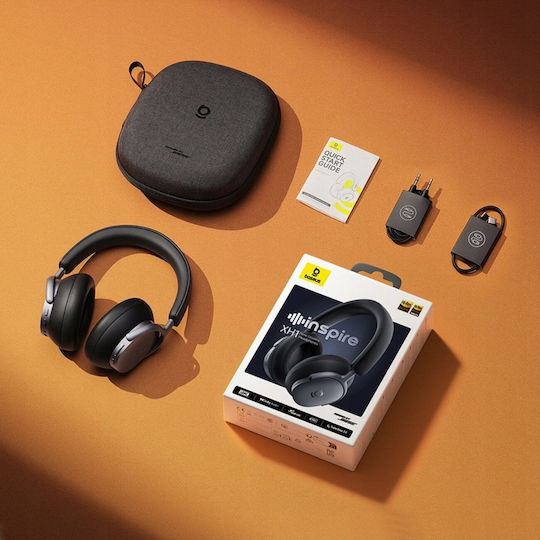 Baseus XH1 OS Sound by Bose Wireless / Wired Over Ear Headphones with 100 Hours Playing Time Black