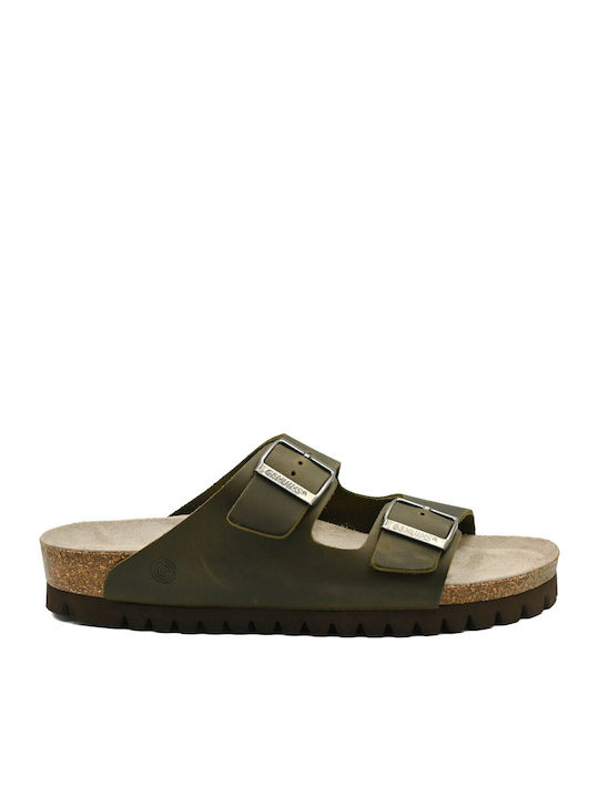 Herrensandalen in Grün Farbe