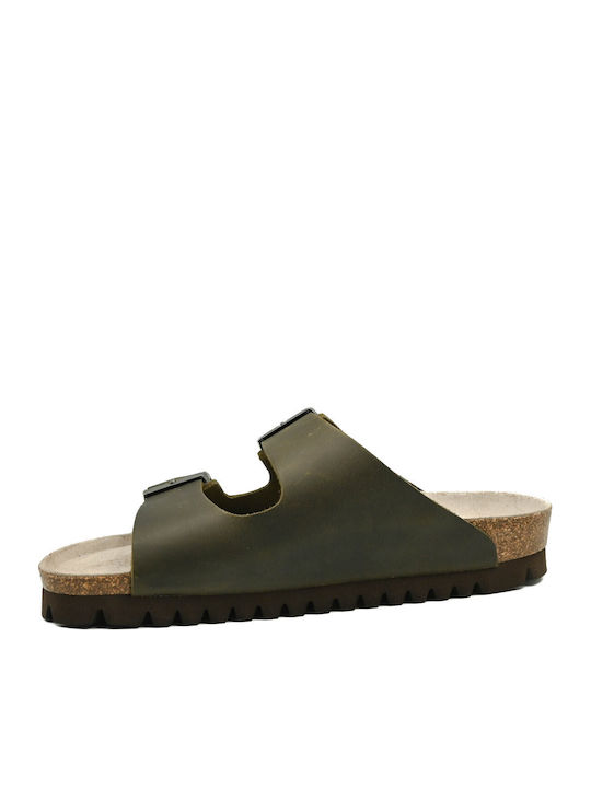 Herrensandalen in Grün Farbe