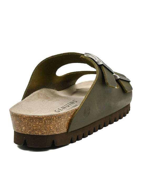 Herrensandalen in Grün Farbe