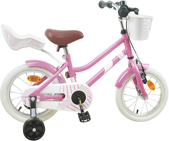vidaXL 12" Παιδικό Ποδήλατo BMX Ροζ