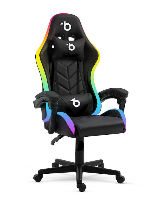 Alista Home Delight Gaming Chair Artificial Leather With RGB Lighting And Multicolour Footstool