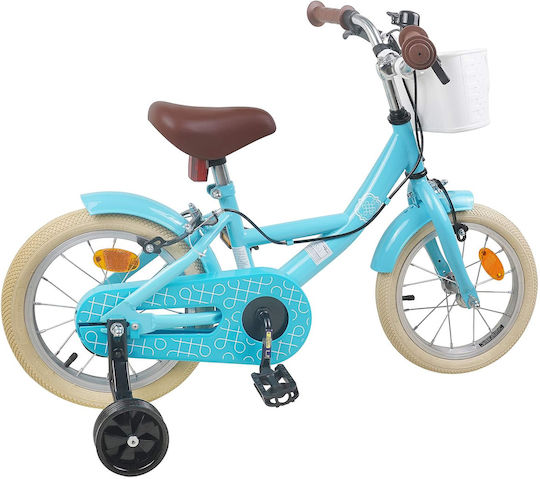 vidaXL 16" Детски Велосипед BMX Светлосин