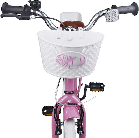 vidaXL 18" Παιδικό Ποδήλατo Πόλης Ροζ