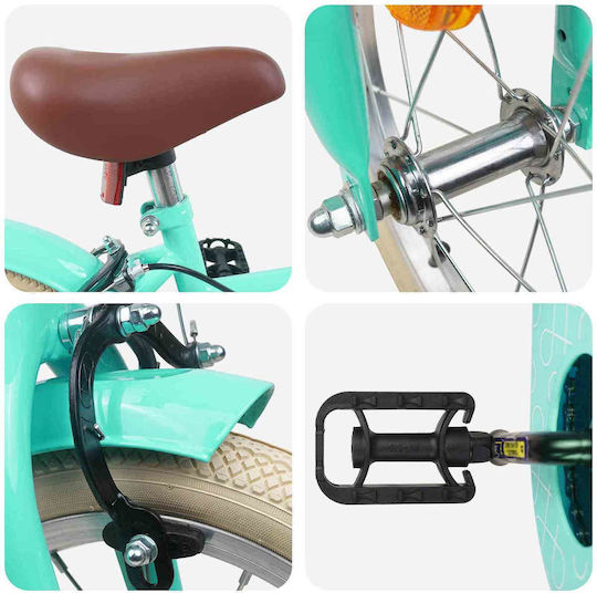 vidaXL 14" Παιδικό Ποδήλατo BMX Γαλάζιο