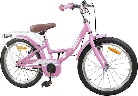 vidaXL 20" City Kids' Bicycle Pink