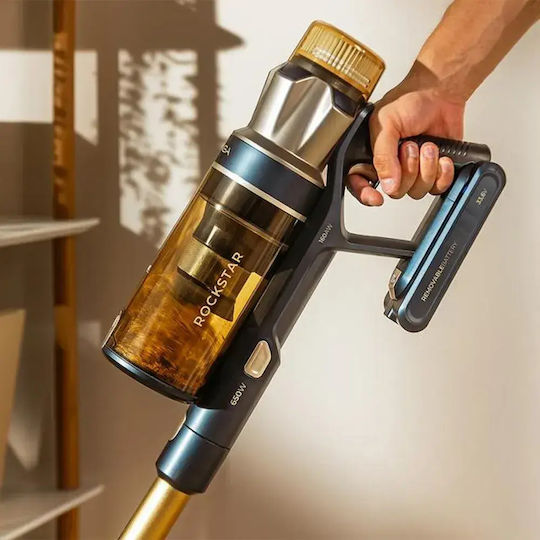 Cecotec Conga Rockstar RS90 Aspirator Vertical Reîncărcabil 2 în 1 Stick & de Mână 33.6V Auriu