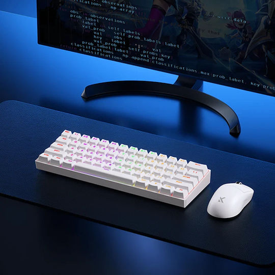 MCHOSE Ace60 Gaming Μηχανικό Πληκτρολόγιο 60% με Magnetic διακόπτες και RGB φωτισμό (Αγγλικό US)